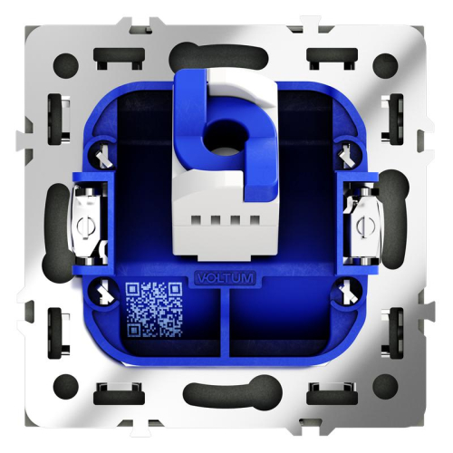 Розетка компьютерная 1-м СП S70 RJ45 кат.6 механизм титан Voltum VLS060106
