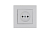 Розетка 1-м Karea RIZZ без заземл. бел. Makel 88001022