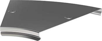 Крышка угла плавного 45град. тип Г01 ESCA 200мм IEK CPG01D-0-45-200-08