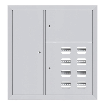 Щит этажный 8кв. слаботочка слева (1000х950х150) Basic EKF mb28-v-8z