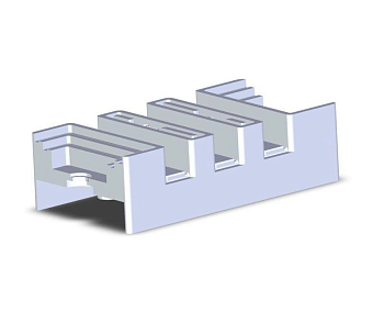 Держатель для 3-х шин ШД-101 (уп.10шт) DEKraft 33006DEK