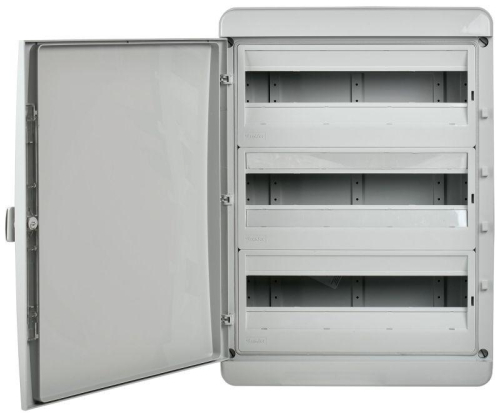Корпус КМПн-54 TEKFOR IP65 сер. непрозр. дверь пластик. IEK TF5-KP73-N-54-65-K03-K03