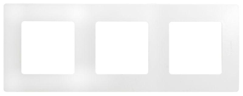Рамка 3-м Etika бел. IEK 672503