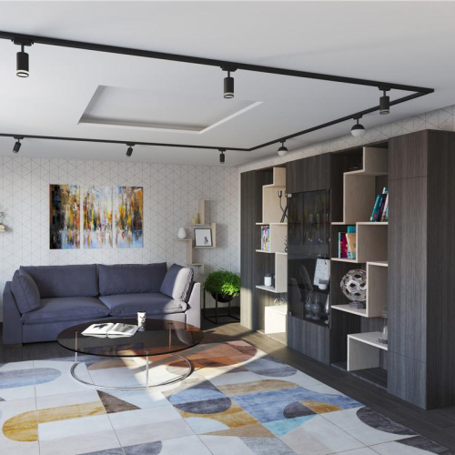 Светильник трековый ARTLINE поворотный шар 100х100х75мм GX53 230В пластик 4кв.м черн. Ritter 59926 9