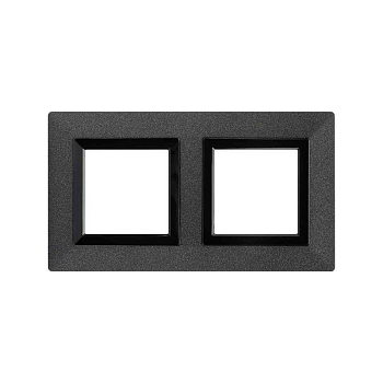 Рамка 2-м 4мод. Avanti метал. графит. DKC 4407854