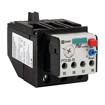 Реле тепловое РТЭ 50-70 57-70А AVERES EKF rel-50-70-57-70-av