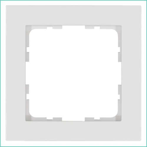 Рамка 1-м G-Classic бел. глянцевый Jasmart G1001W