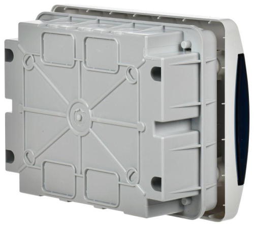 Корпус ЩРВ-П-8 UNION Compact IP41 черн. прозр. дверь пластик. IEK UIC-KP12-V-08-41-K01