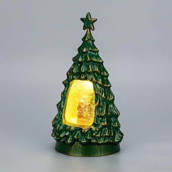 Светильник декоративный "Новогодняя елка" с подсветкой и конфетти питание от USB Neon-Night 501-180