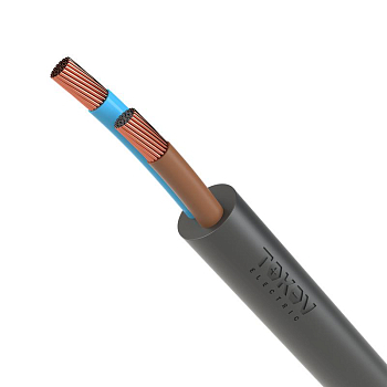 Провод TOKOV ELECTRIC ПВС 2х2.5 380В Ч (уп.100м) 1945517