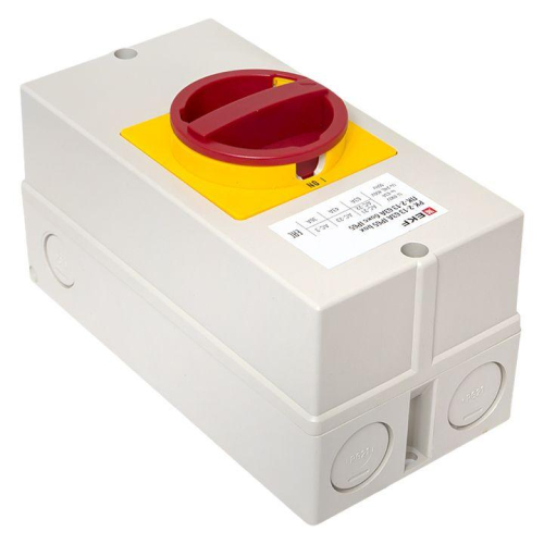 Переключатель кулачковый ПК-2-13 63А 3п "ВКЛ-ВЫКЛ" с блокировкой в боксе IP65 PROxima EKF pk-2k-13-63-a65