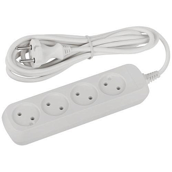 Удлинитель 4х3м без заземл. ПВС 2х0.75 UDL-10-430 Greenline Эра Б0065050