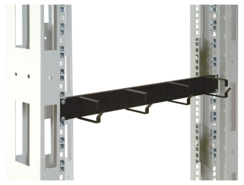 Органайзер кабельный горизонтальный ГКО-4.62-9005 1U Ш=19дюйм Г=85мм односторон. кольца ЦМО 1132351