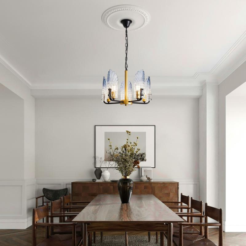 Светильник Ollie 5х40Вт E14 IP20 подвесной Freya FR5525PL-05GB