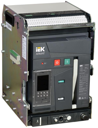 Выключатель автоматический воздушный 3п A 1250А 66кА TD выдвижн. с комплектом аксессуаров ARMAT IEK AR-ACB-3VA-066-1250A-TDCF