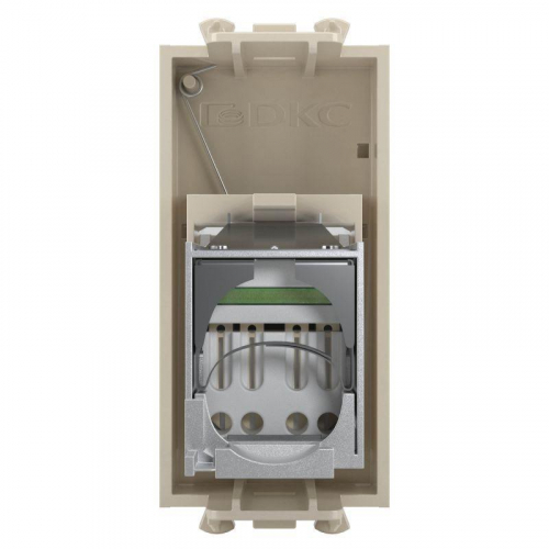 Розетка компьютерная 1мод. Avanti "Ванильная дымка" RJ-45 модульная кат.5е экран DKC 4405361