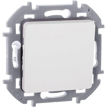 Выключатель кнопочный Inspiria 6А 250В без фиксации НО/НЗ механизм бел. IEK 673690