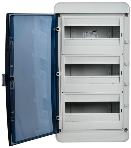 Корпус КМПн-36 TEKFOR IP65 черн. прозр. дверь пластик. IEK TF5-KP72-N-36-65-K03-K02