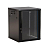 Шкаф настенный TWB-1866-GP-RAL9004 19дюйм 18U 908х600х600мм стекл. дверь с перфорацией по бокам ручка с замком черн. (RAL 9004) (разобранный) Hyperline 392642