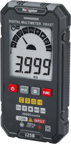 Мультиметр 95 769 NMT-Mm-125B True RMS Smart Navigator 95769