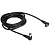 Шнур TV PLUG - TV JACK 1.5М угловой черн. Rexant 18-0012