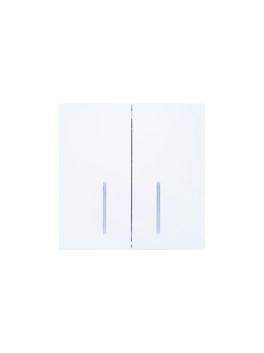 Выключатель 2-кл. с индик. СП ZIMA IP20 10А безвинт. зажим бел. LEZARD 704-0288-112QC