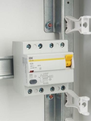 Выключатель дифференциального тока (УЗО) 4п 63А 300мА тип ACS ВД1-63S KARAT IEK MDV12-4-063-300