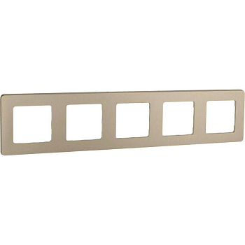 Рамка 5-м Inspiria шампань IEK 673978