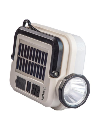 Фонарь кемпинговый аккум. 5Вт Laser Led/59 SMDLed/Li-ion2х18650/2400мА.ч солн. пан КОСМОС(KOC620Lit)