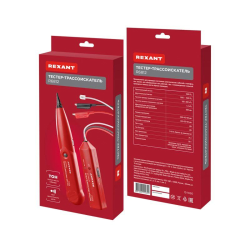 Тестер-трассоискатель R6812 Rexant 12-1020