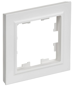 Рамка 1-м BRITE РУ-1-БрАБ арктич. бел. IEK BR-M12-K91