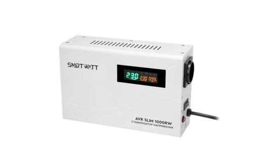 Стабилизатор напряжения настенный SMARTWATT AVR SLIM 1000RW 4512020310001