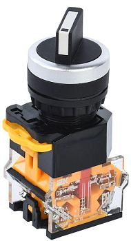 Переключатель D8-11X2 на 2 полож. 1НО+1НЗ черн. KARAT IEK BSW30-11X2-3-24-2-K02