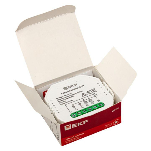 Диммер в подрозетник 2-канальный Умный Wi-Fi Connect EKF sdsh-2g-wf