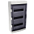 Бокс модульный накладной PDB/W 4036 GR (ЩРН-ПГ-36) IP65 пластик. Pro JazzWay 5072169