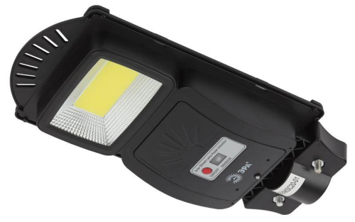 Светильник 20Вт 5000К IP65 450лм консольный на солнечной батарее COB с датчиком движения ПДУ Эра Б0046791