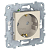 Механизм розетки 1-м СП 2мод. Unica New 16А IP21 250В с заземл. защ. шторки быстрозажим. клеммы беж. SchE NU505744