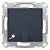 Механизм розетки 1-м СП Sedna 16А IP44 250В с заземл. защ. шторки с крышкой графит SchE SDN3100370
