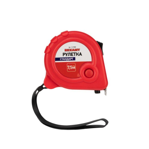 Рулетка измерительная Стандарт 7.5мх25мм Rexant 12-9008