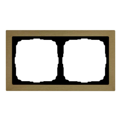 Рамка 2-м ArtGallery Pure метал. латунь SE GAL312202