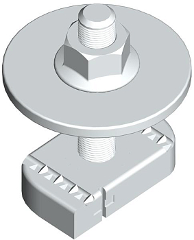Болт STRUT 8х50 с опорой и гайкой EKF stbog8x50