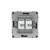 Розетка компьютерная 2-м KANT RJ45 кат.6A без шторки черн. уголь DKC 7012674 Розетка компьютерная 2-м KANT RJ45 кат.6A без шторки черн. уголь DKC 7012674