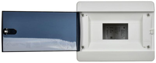 Корпус ЩРВ-П-8 UNION Compact IP41 черн. прозр. дверь пластик. IEK UIC-KP12-V-08-41-K01