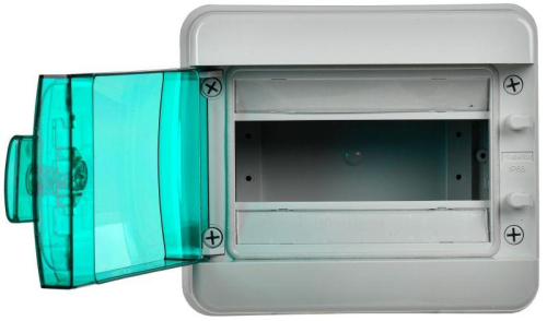 Корпус КМПн-8 TEKFOR IP65 зел. прозр. дверь пластик. IEK TF5-KP72-N-08-65-K03-K06