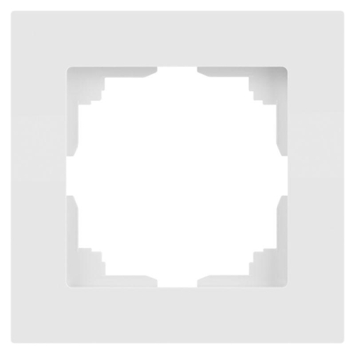 Рамка 1-м СП Accent 6-501-01М бел. матов. Intro Б0063730