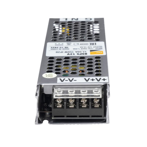 Блок питания для светодиод. ленты BSPS 150Вт 12.5А 12В IP20 метал. JazzWay 5024397