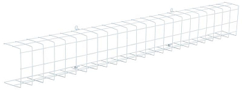 Решетка защитная для светильников ДСП 1300мм бел. IEK LT-DSP0D-R-1300-K01