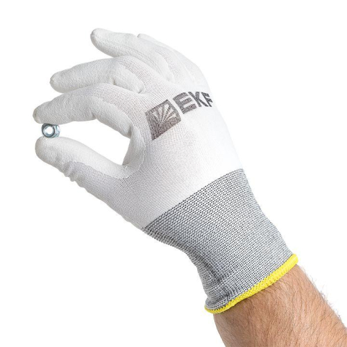 Перчатки рабочие PROFI Touch для чистовых работ (15 класс 8 размер) Expert EKF pe15pm-8-exp