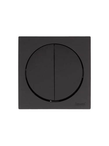 Выключатель 2-кл. СП OSEN 10А IP20 механизм черн. бархат LEZARD 743-4288-101