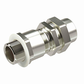 Ввод кабельный взрывозащ. универс. КАЕС для бронир. и небронир. кабеля М20х1.5 d5.8-12мм присоединит. резьба М20х1.5 IP66/68 никелир. латунь DKC KAEC2MHK